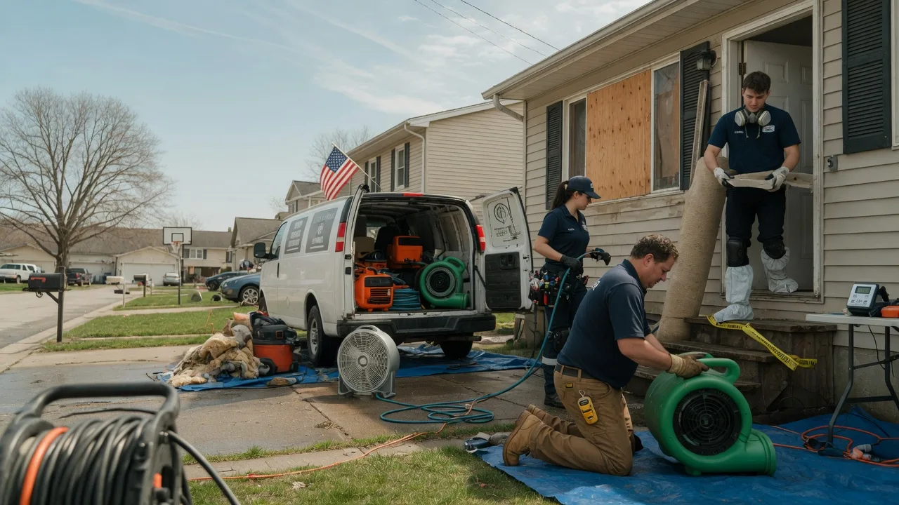 Water Damage Restoration in Evans City, PA near me